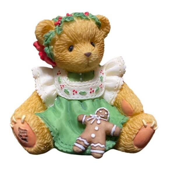 Cherished Teddies Girl With Gingerbread Doll Figurine 2000 Enesco Priscilla Hill - Picture 1 of 13